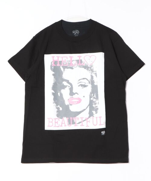 ARCHIVER（アーカイバ）の「【RES】【Radio Days】MARILYN MONROE S/S TEE　マリリンモンロー　プリントTシャツ（Tシャツ/カットソー・メンズ・ブラック・MEDIUM/LARGE）」の8枚目の写真