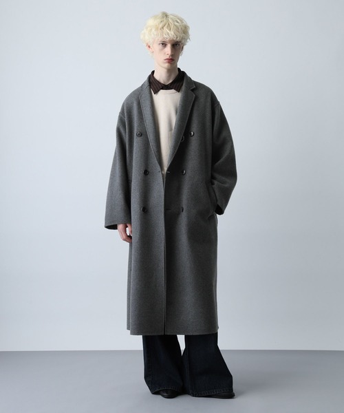 プレミアムウールダブルリバーコート(HARE)（チェスターコート）｜HARE