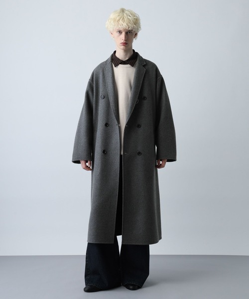 プレミアムウールダブルリバーコート(HARE)（チェスターコート）｜HARE