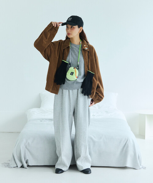FREAK'S STORE(フリークスストア)の「WOOL EASY SLIT GLOVE ウール イージーグローブ スマホ対応スリット付き(手袋・メンズ・グレー/ナチュラル/ブラック・ONE SIZE)」の13枚目の写真