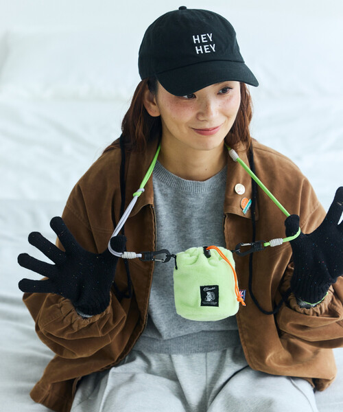 FREAK'S STORE(フリークスストア)の「WOOL EASY SLIT GLOVE ウール イージーグローブ スマホ対応スリット付き(手袋・メンズ・グレー/ナチュラル/ブラック・ONE SIZE)」の16枚目の写真