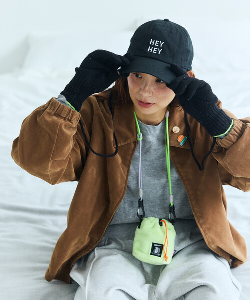 FREAK'S STORE(フリークスストア)の「WOOL EASY SLIT GLOVE ウール イージーグローブ スマホ対応スリット付き(手袋・メンズ・グレー/ナチュラル/ブラック・ONE SIZE)」の18枚目の写真