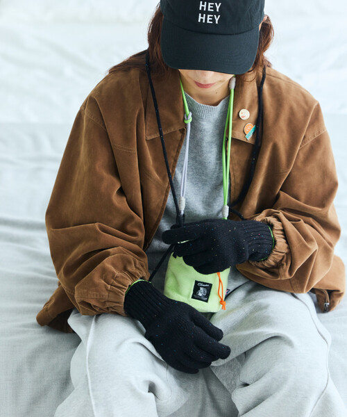 セール】WOOL EASY SLIT GLOVE ウール イージーグローブ スマホ対応