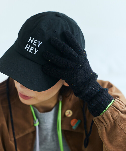FREAK'S STORE(フリークスストア)の「WOOL EASY SLIT GLOVE ウール イージーグローブ スマホ対応スリット付き(手袋・メンズ・グレー/ナチュラル/ブラック・ONE SIZE)」の21枚目の写真