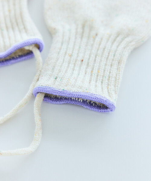 FREAK'S STORE（フリークスストア）の「WOOL EASY SLIT GLOVE ウール イージーグローブ スマホ対応スリット付き（手袋・メンズ・グレー/ナチュラル/ブラック・ONE SIZE）」の10枚目の写真