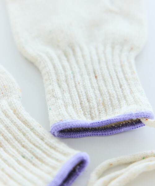 FREAK'S STORE（フリークスストア）の「WOOL EASY SLIT GLOVE ウール イージーグローブ スマホ対応スリット付き（手袋・メンズ・グレー/ナチュラル/ブラック・ONE SIZE）」の12枚目の写真