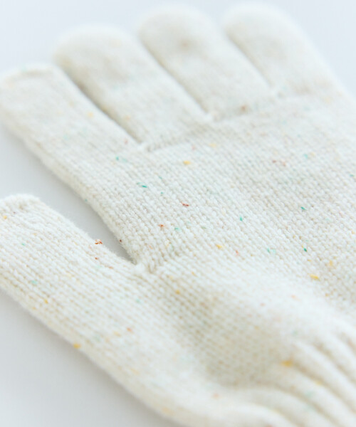 FREAK'S STORE（フリークスストア）の「WOOL EASY SLIT GLOVE ウール イージーグローブ スマホ対応スリット付き（手袋・メンズ・グレー/ナチュラル/ブラック・ONE SIZE）」の13枚目の写真