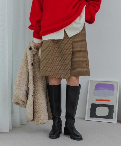 アーバンリサーチ（URBAN RESEARCH）/ウールブレンドチェックスカート ウールブレンドチェックスカート（スカート）｜URBAN RESEARCH