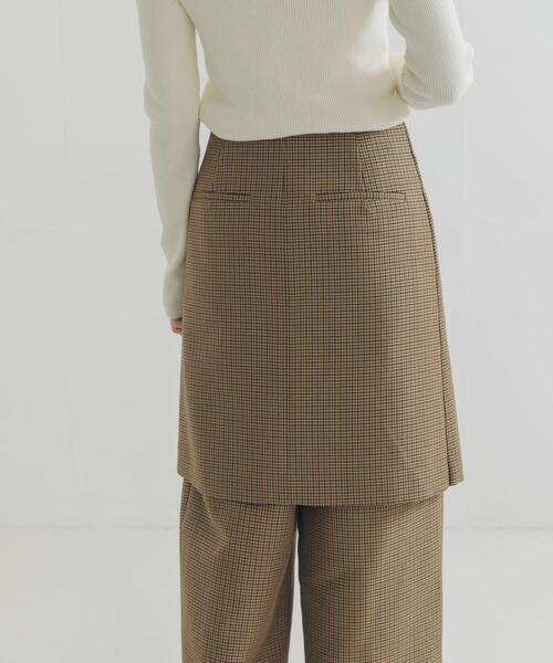 URBAN RESEARCH（アーバンリサーチ）の「ウールブレンドチェックスカート（スカート・レディース・キャメル/グレー系その他・36/38）」の13枚目の写真