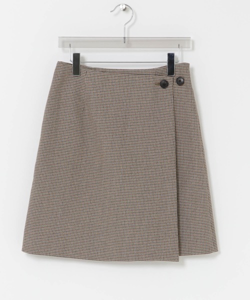 ウールブレンドチェックスカート（スカート）｜URBAN RESEARCH