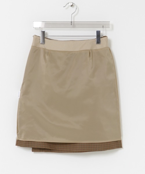 ウールブレンドチェックスカート（スカート）｜URBAN RESEARCH