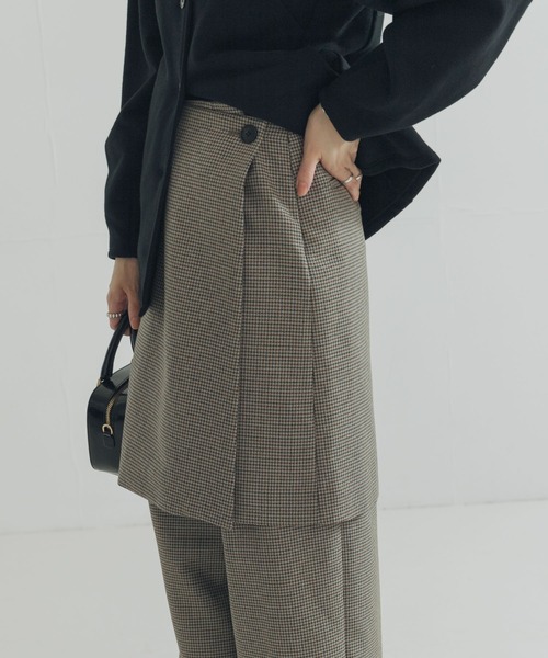 アーバンリサーチ（URBAN RESEARCH）/ウールブレンドチェックスカート ウールブレンドチェックスカート（スカート）｜URBAN RESEARCH
