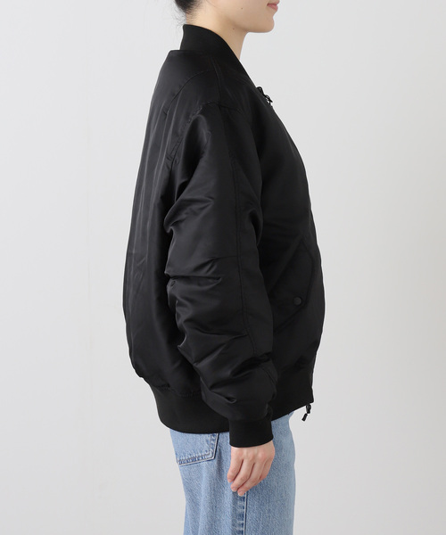 DAIWA PIER39（ダイワピア39）の「DAIWA PIER 39 TECH REVERSIBLE MA-1 INNER BW-43025W：ダウンジャケット（ダウンジャケット/コート・レディース・ブラック・MEDIUM）」の8枚目の写真