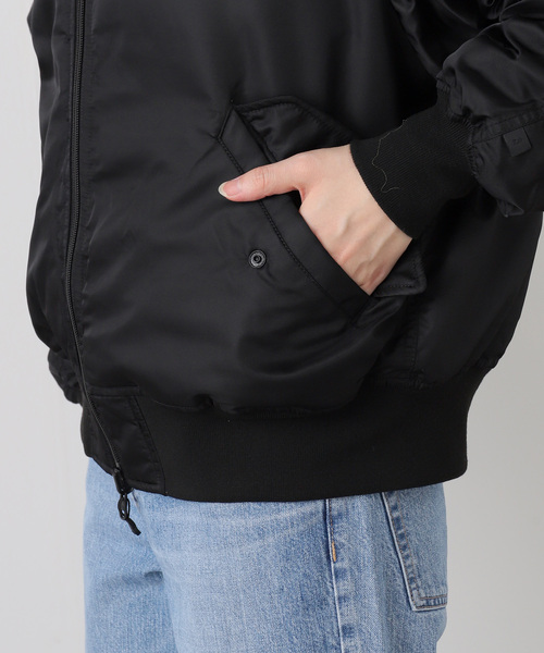 DAIWA PIER39（ダイワピア39）の「DAIWA PIER 39 TECH REVERSIBLE MA-1 INNER BW-43025W：ダウンジャケット（ダウンジャケット/コート・レディース・ブラック・MEDIUM）」の10枚目の写真