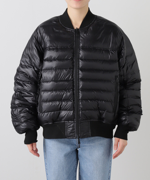 DAIWA PIER39（ダイワピア39）の「DAIWA PIER 39 TECH REVERSIBLE MA-1 INNER BW-43025W：ダウンジャケット（ダウンジャケット/コート・レディース・ブラック・MEDIUM）」の12枚目の写真