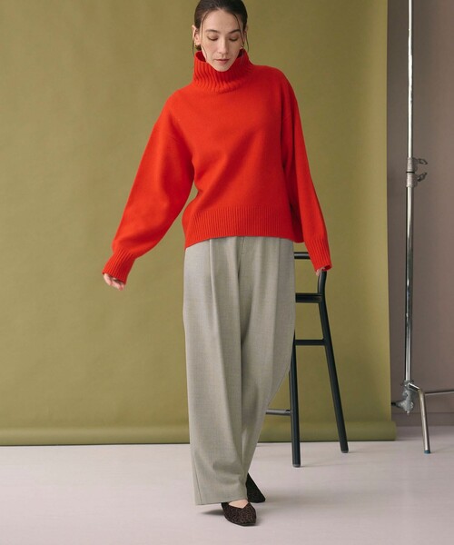BEAUTY&YOUTH UNITED ARROWS(ビューティーアンドユースユナイテッドアローズ)の「ウールブレンド ツイルバックゴムパンツ ウォッシャブル(その他パンツ・レディース・モカ/ベージュ/ダークグレー/ピンク・M/XS/S)」の15枚目の写真