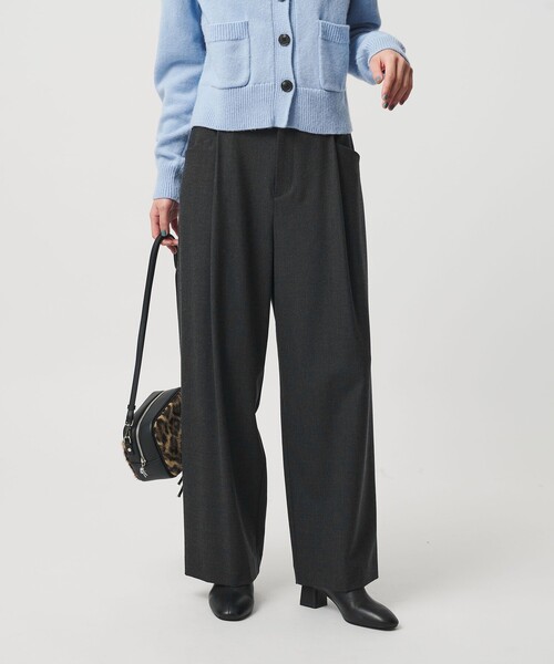 BEAUTY&YOUTH UNITED ARROWS(ビューティーアンドユースユナイテッドアローズ)の「ウールブレンド ツイルバックゴムパンツ ウォッシャブル(その他パンツ・レディース・モカ/ベージュ/ダークグレー/ピンク・M/XS/S)」の17枚目の写真