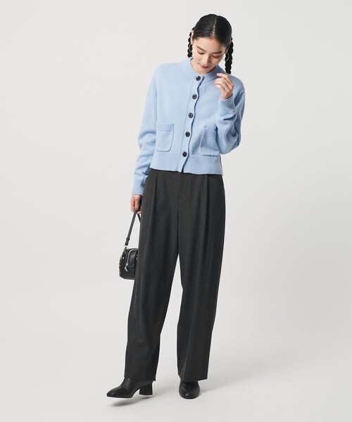 BEAUTY&YOUTH UNITED ARROWS(ビューティーアンドユースユナイテッドアローズ)の「ウールブレンド ツイルバックゴムパンツ ウォッシャブル(その他パンツ・レディース・モカ/ベージュ/ダークグレー/ピンク・M/XS/S)」の19枚目の写真
