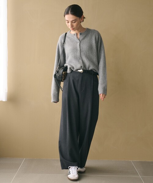 BEAUTY&YOUTH UNITED ARROWS(ビューティーアンドユースユナイテッドアローズ)の「ウールブレンド ツイルバックゴムパンツ ウォッシャブル(その他パンツ・レディース・モカ/ベージュ/ダークグレー/ピンク・M/XS/S)」の22枚目の写真