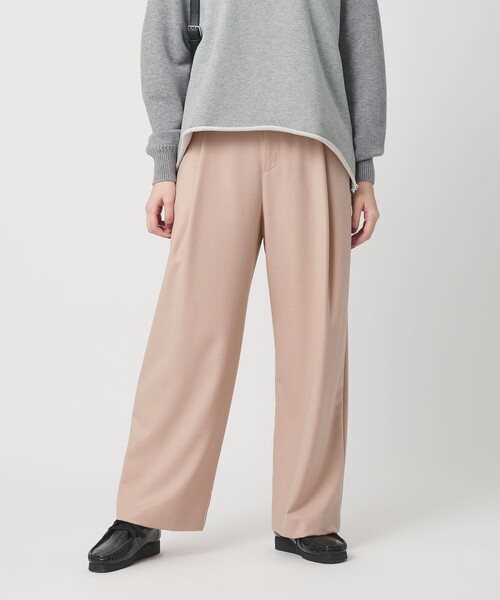 BEAUTY&YOUTH UNITED ARROWS（ビューティーアンドユースユナイテッドアローズ）の「ウールブレンド ツイルバックゴムパンツ ウォッシャブル（その他パンツ・レディース・モカ/ベージュ/ダークグレー/ピンク・M/XS/S）」の5枚目の写真