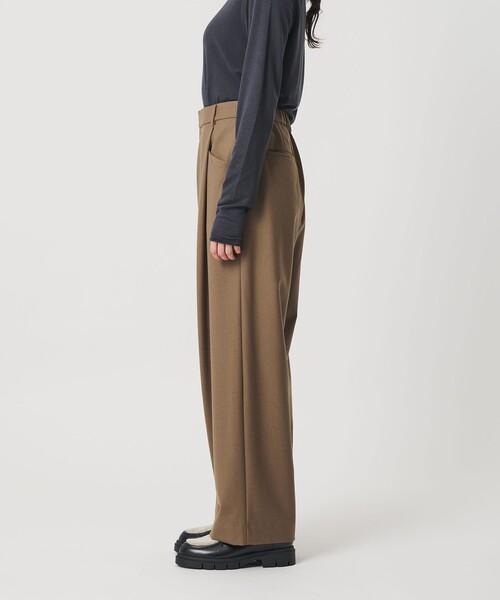 BEAUTY&YOUTH UNITED ARROWS（ビューティーアンドユースユナイテッドアローズ）の「ウールブレンド ツイルバックゴムパンツ ウォッシャブル（その他パンツ・レディース・モカ/ベージュ/ダークグレー/ピンク・M/XS/S）」の10枚目の写真