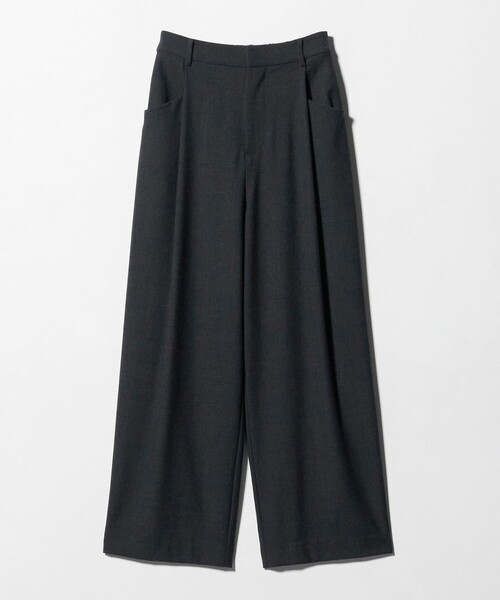 BEAUTY&YOUTH UNITED ARROWS（ビューティーアンドユースユナイテッドアローズ）の「ウールブレンド ツイルバックゴムパンツ ウォッシャブル（その他パンツ・レディース・モカ/ベージュ/ダークグレー/ピンク・M/XS/S）」の12枚目の写真