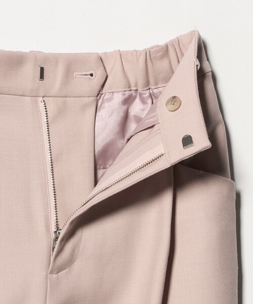 BEAUTY&YOUTH UNITED ARROWS(ビューティーアンドユースユナイテッドアローズ)の「ウールブレンド ツイルバックゴムパンツ ウォッシャブル(その他パンツ・レディース・モカ/ベージュ/ダークグレー/ピンク・M/XS/S)」の9枚目の写真