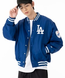 メンズのスタジャン（ブルー・ネイビー/青色系）ファッション通販