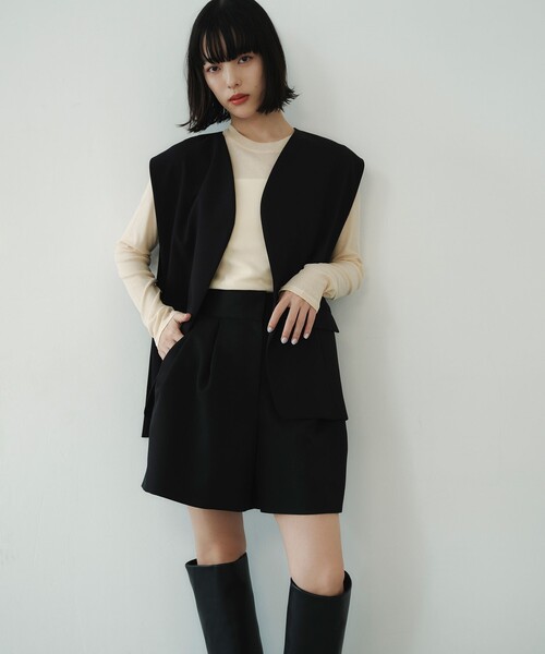 EMMEL REFINES＞EM サイドベルト ジレ（ベスト）｜EMMEL REFINES