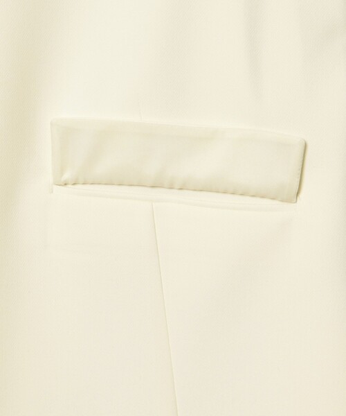 EMMEL REFINES（エメルリファインズ）の「＜EMMEL REFINES＞EM サイドベルト ジレ（ベスト・レディース・オフホワイト/ブラック・FREE）」の15枚目の写真