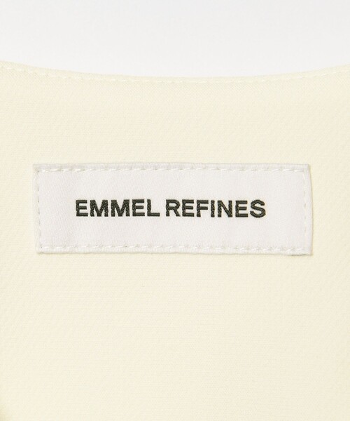 EMMEL REFINES（エメルリファインズ）の「＜EMMEL REFINES＞EM サイドベルト ジレ（ベスト・レディース・オフホワイト/ブラック・FREE）」の19枚目の写真