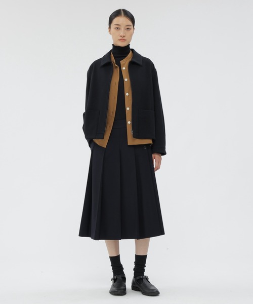 MARGARET HOWELL（マーガレットハウエル）の「COTTON WOOL POPLIN（シャツ/ブラウス・レディース・オフホワイト/マスタード・1/2）」の13枚目の写真