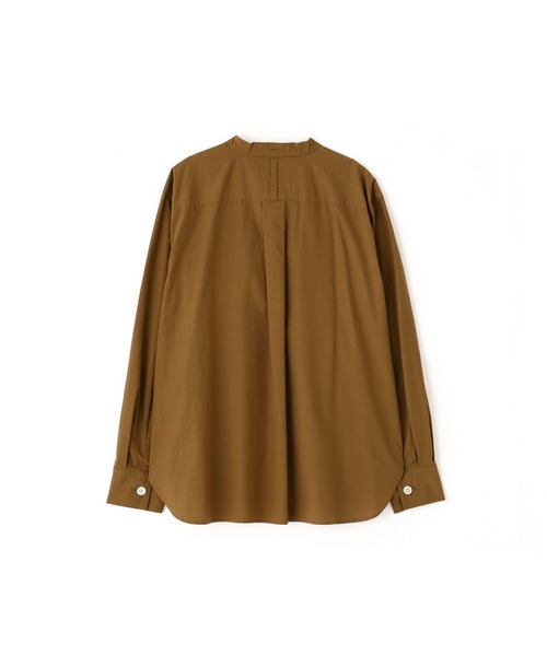 MARGARET HOWELL（マーガレットハウエル）の「COTTON WOOL POPLIN（シャツ/ブラウス・レディース・オフホワイト/マスタード・1/2）」の6枚目の写真