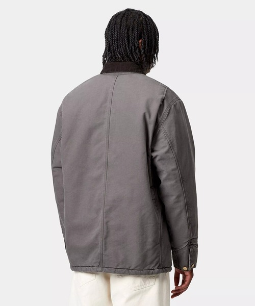 Carhartt WIP（カーハートダブリューアイピー）の「Carhartt WIP/カーハートダブリューアイピー OG CHORE COAT ジャケット I035613（その他アウター・メンズ・ブラウン/ダークブラウン/ダークネイビー/ブラック・S/M/L）」の11枚目の写真