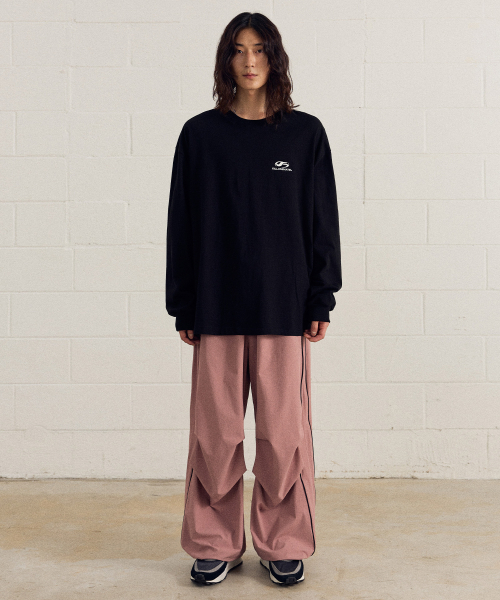 F.ILLUMINATE(フィルミネイト)の「ナイロンツーピンタックパイピングパンツ-ブルー(スウェットパンツ・レディース・その他・LARGE/MEDIUM/SMALL)」の6枚目の写真