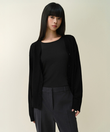 MUSINSA STANDARD WOMAN（ムシンサスタンダードウーマン）の「[ヒットスタンダード] ウィメンズクルーネックTシャツ_インナーウェア [ブラック]（インナーウェア/肌着・レディース）」