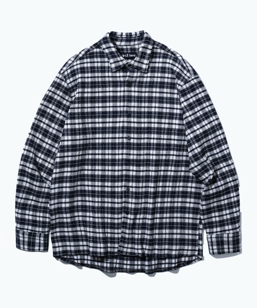 TRIP LE SENS(トリップ ル センス)の「ウォッシュドリンクルチェックシャツ_グリーン(シャツ/ブラウス・レディース・その他・MEDIUM/LARGE)」の6枚目の写真