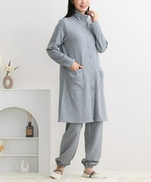 QUNTSTYLE（キュントスタイル）の「【マタニティウェア・授乳服】極厚あったか裏シャギー 衿２WAYパジャマ（マタニティウェア/グッズ）」