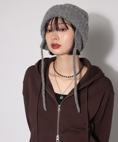 PAGEBOY（ページボーイ）の「ニットキャップ（ニットキャップ/ビーニー・レディース・ブラック/グレー・FREE）」の15枚目の写真