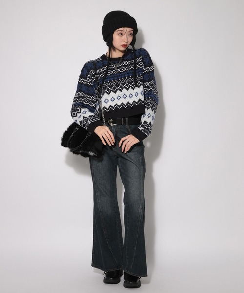 PAGEBOY（ページボーイ）の「ニットキャップ（ニットキャップ/ビーニー・レディース・ブラック/グレー・FREE）」の19枚目の写真