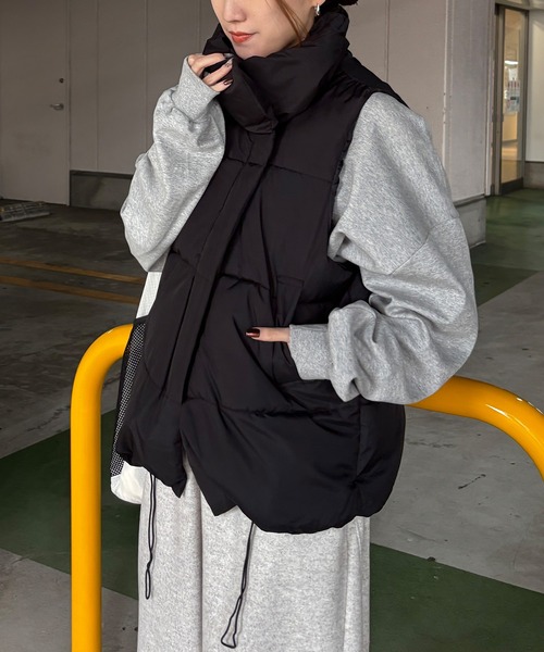 セール】【ISOOK / アイスー】中綿ダウンベスト / ジップ付き パデット