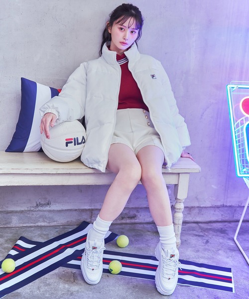 REDYAZEL（レディアゼル）の「［FILA×REDYAZEL］2WAYフェイクダウンジャケット（ダウンジャケット/コート・レディース・ホワイト/ブラック・FREE）」の22枚目の写真