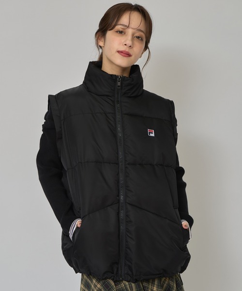 REDYAZEL（レディアゼル）の「［FILA×REDYAZEL］2WAYフェイクダウンジャケット（ダウンジャケット/コート・レディース・ホワイト/ブラック・FREE）」の17枚目の写真