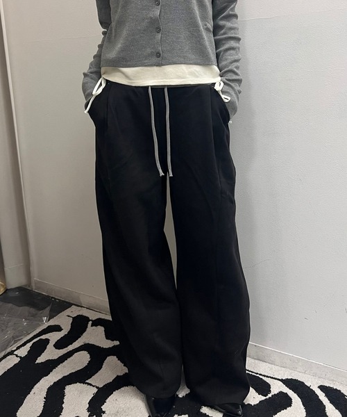 Nu(ニュー)の「【Nu】スウェットパンツ(スウェットパンツ・レディース・ネイビー/グレー/ブラック・MEDIUM)」の1枚目の写真