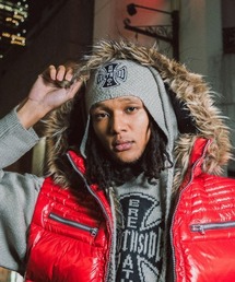 STYLISE | 【BREATH】SOUTHSIDE CROSS DAMAGE BEANIE / ダスト [BR25AW-AC8006](ニットキャップ/ビーニー)