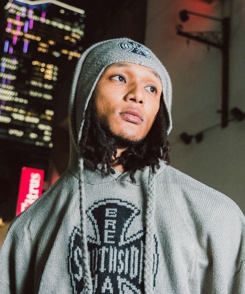 BREATH】SOUTHSIDE CROSS DAMAGE BEANIE / ダスト [BR25AW-AC8006