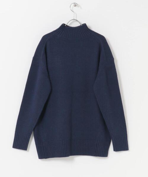 FORK&SPOON(フォークアンドスプーン)の「FORK&SPOON ハイネックロングニット(ニット/セーター・レディース・グレー系その他/ブラウン系その他/ネイビー・1)」の10枚目の写真