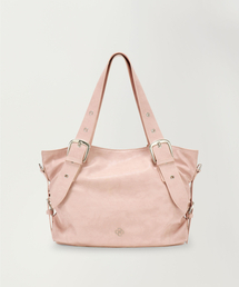 HEEARI（ヒアリー）の「ビビバックルショルダーバッグ_ピンク（ショルダーバッグ）」