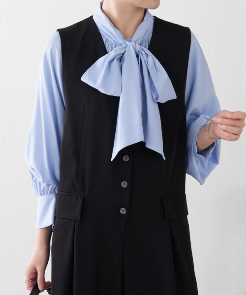 COLLAGE GALLARDAGALANTE（コラージュガリャルダガランテ）の「ジレオールインワン（つなぎ/オールインワン・レディース・ブラック/ベージュ・FREE）」の22枚目の写真