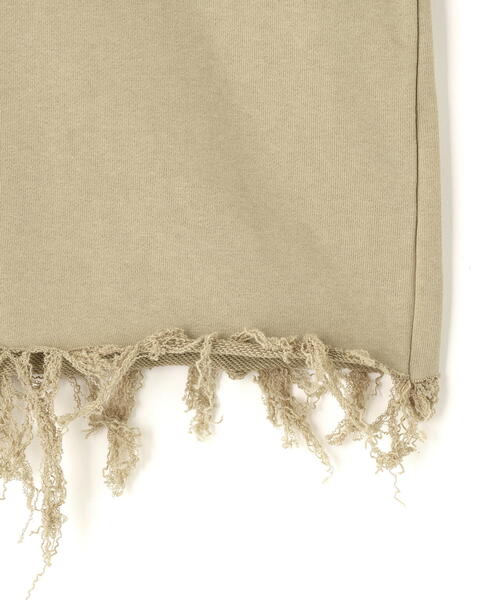 DANKE SCHON(ダンケシェーン)の「DankeSchon/ダンケシェーン/CUT FRINGE SWEAT CREWNECK BLACK(スウェット・レディース・ベージュ/ブラック・M/L)」の19枚目の写真